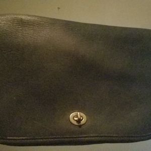 Vintage black Coach Clutch purse